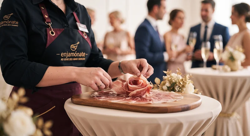 Cortador de jamón para Bodas y Celebraciones en Marbella